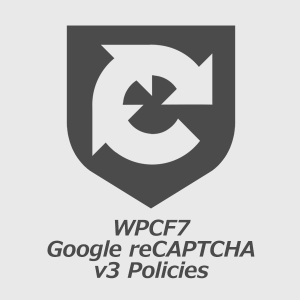 Google reCAPTCHA V3の利用規約をスマート見せるためのプラグイン「WPCF7 Google reCAPTCHA v3 Policies」をリリース